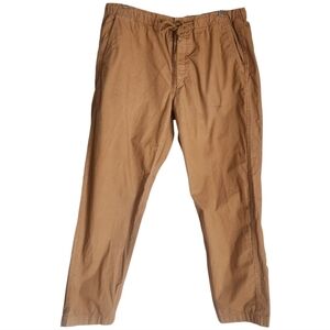 Madewell Men's Brown Chinos Elastic Waist XL